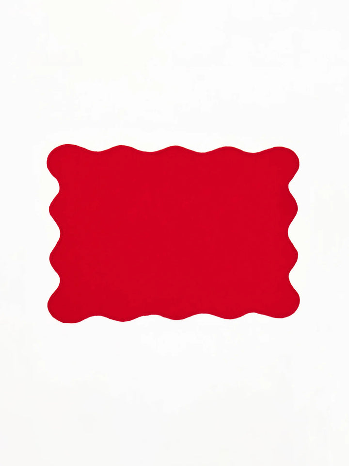 Mary Square: Placemat Holiday Plaid