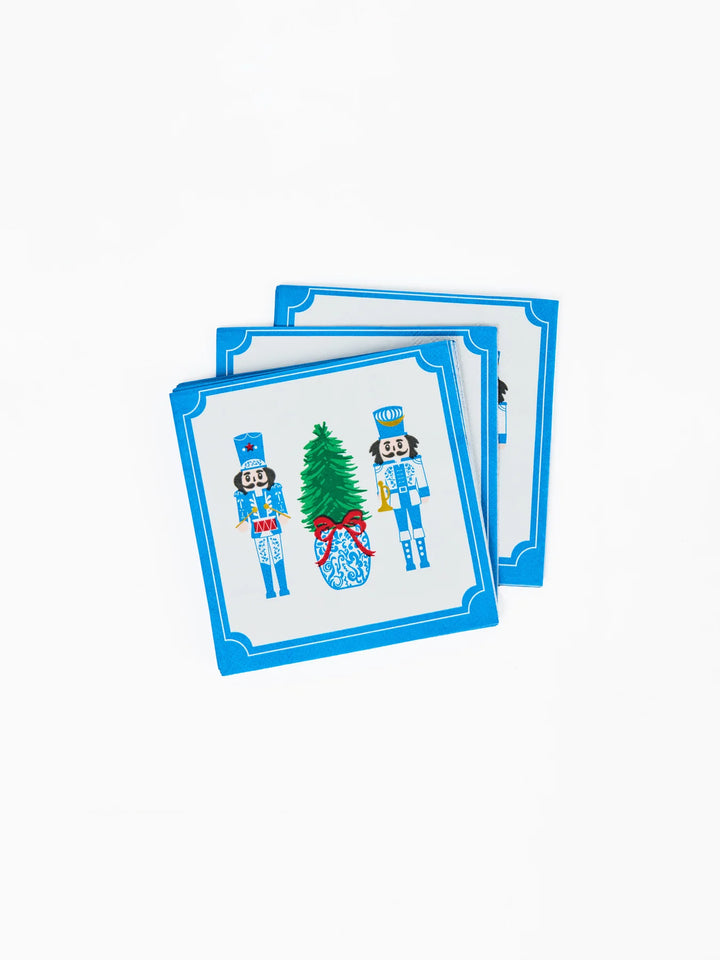 Mary Square: Cocktail Napkins Merry Marchers