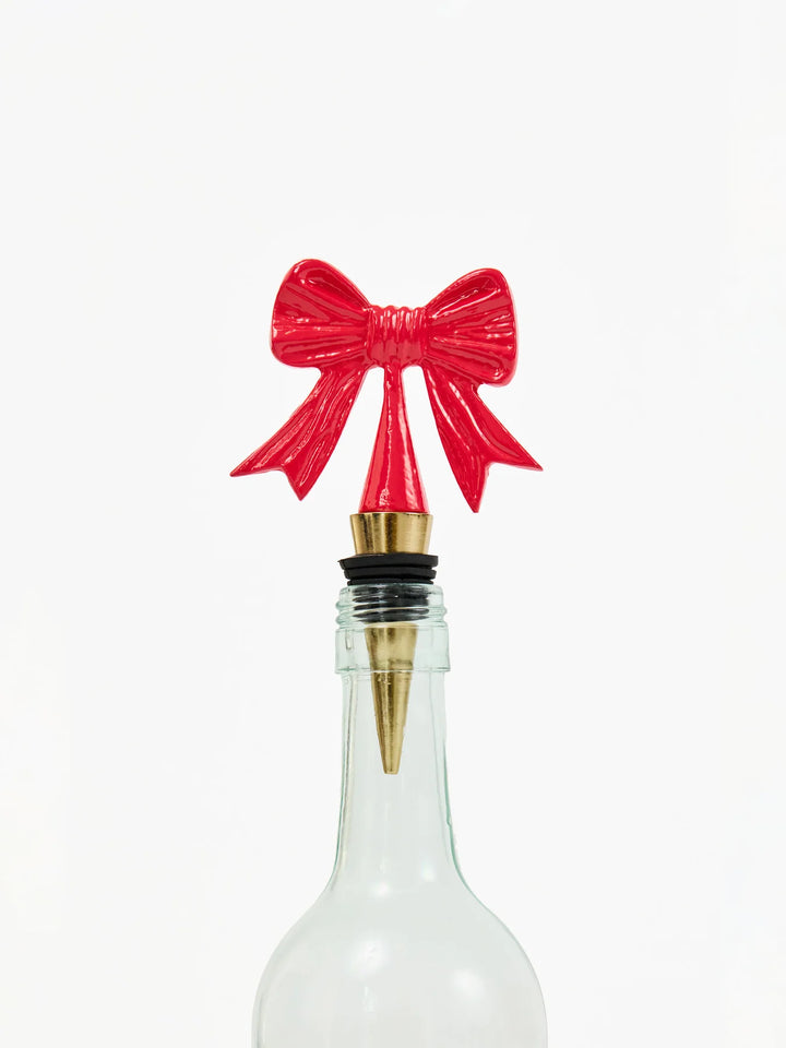 Mary Square: Wine Stopper Red Bow