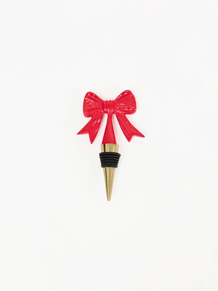 Mary Square: Wine Stopper Red Bow