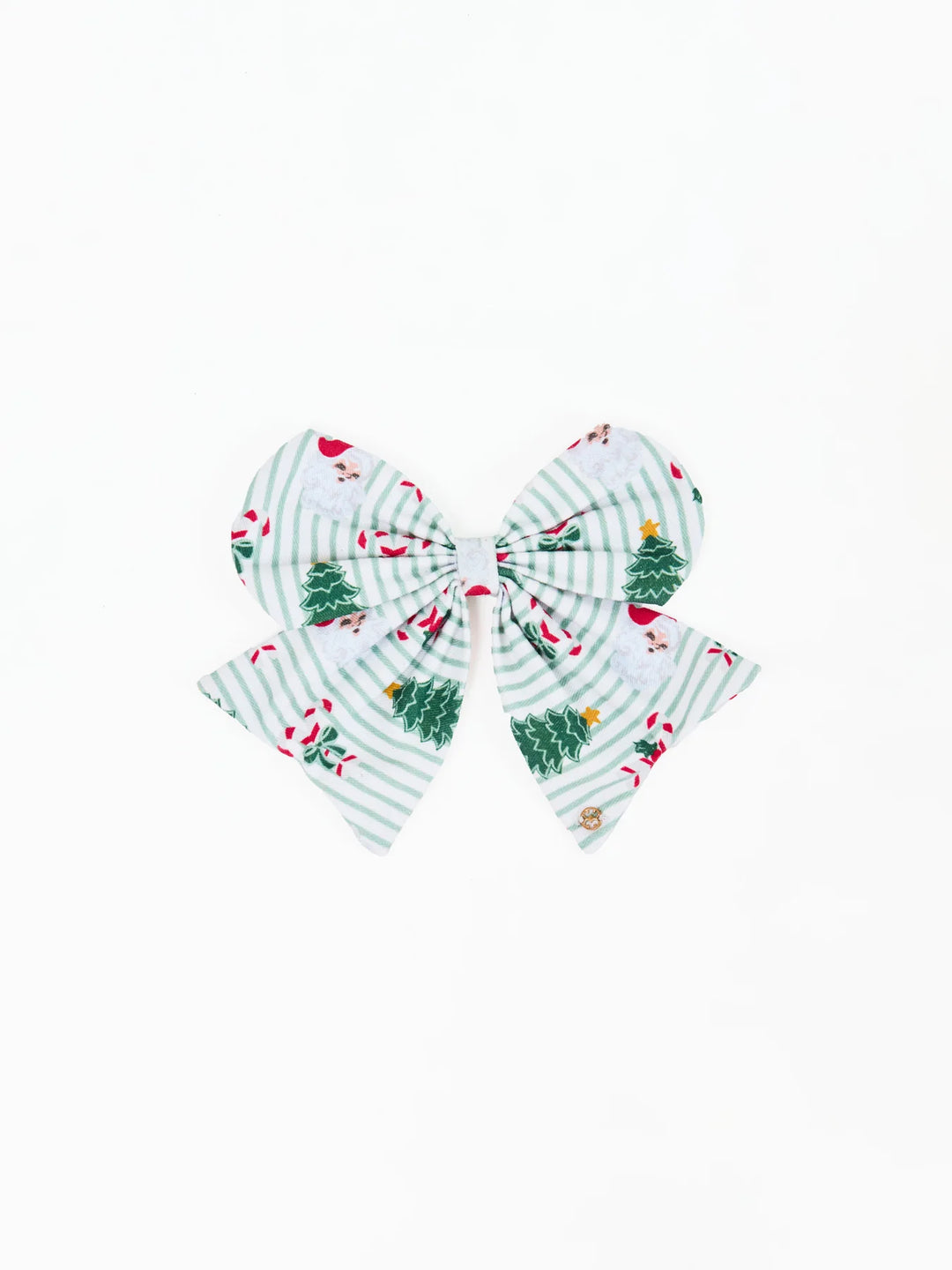 Magnetic Bow Peppermint Pine