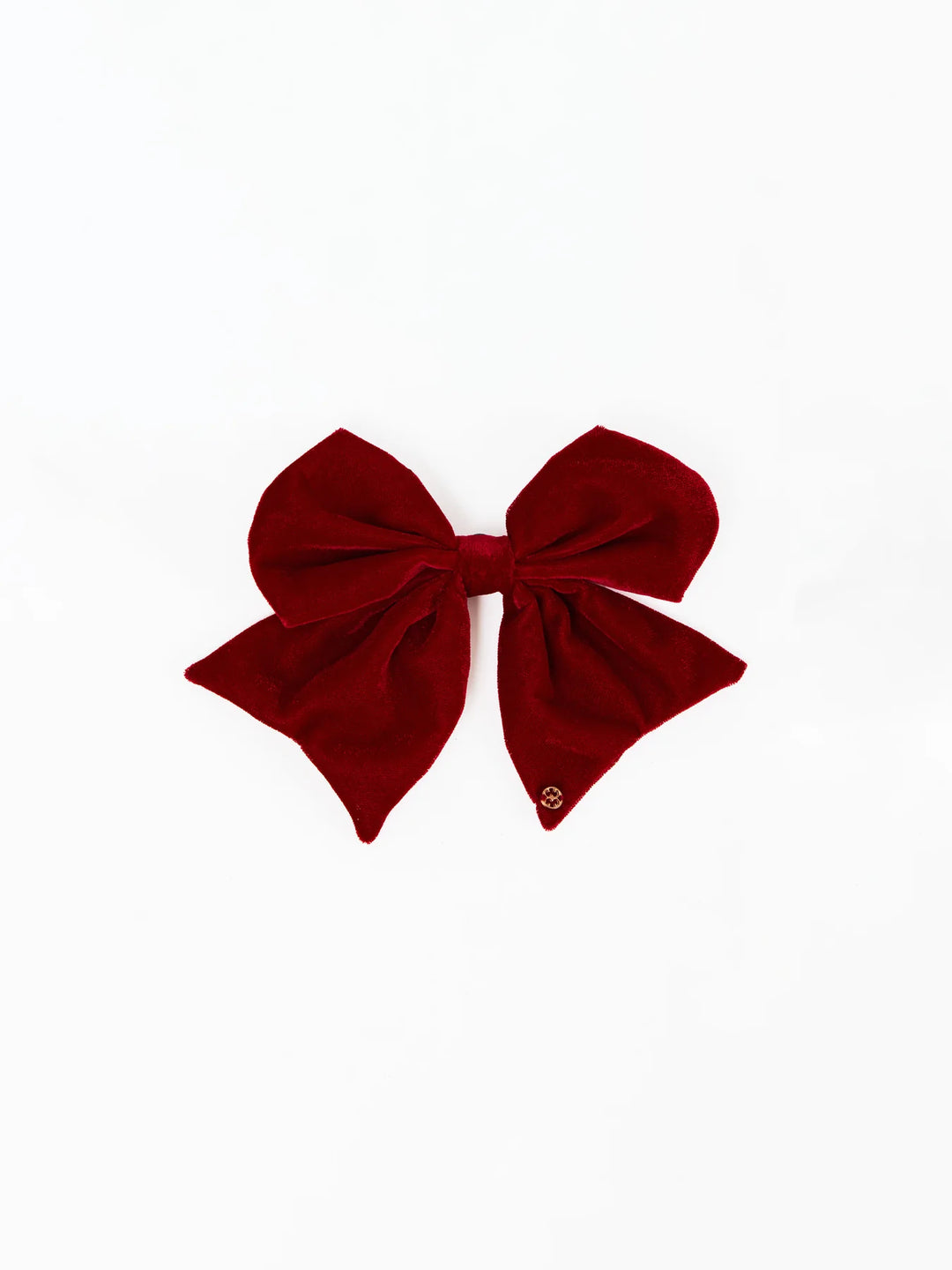 Magnetic Bow Velvet Red