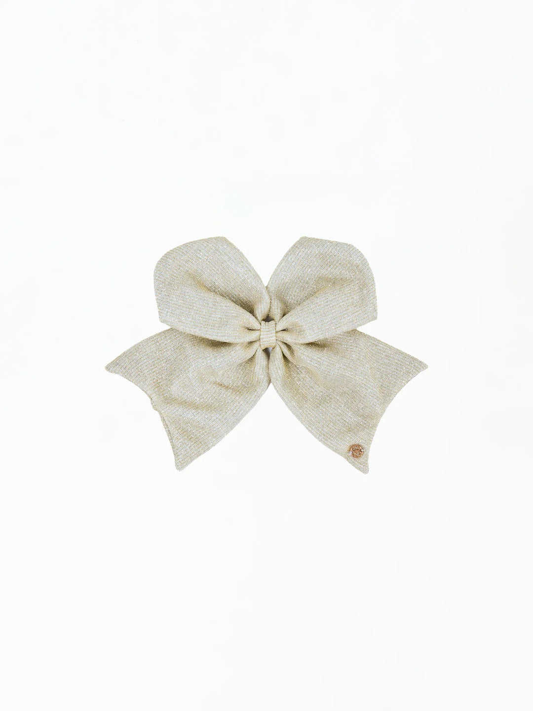 Magnetic Bow Metallic Silver - B Social Boutique