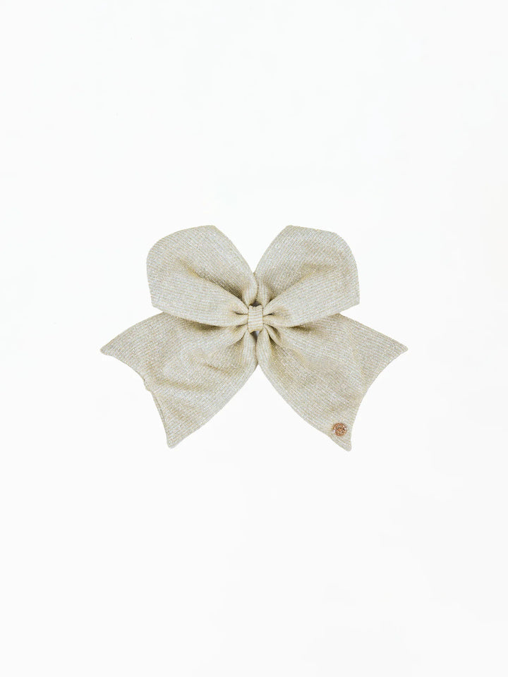 Magnetic Bow Metallic Silver - B Social Boutique