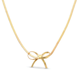 Put a Bow On It! Delicate Bow Necklace