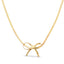 Put a Bow On It! Delicate Bow Necklace