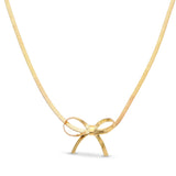 Put a Bow On It! Delicate Bow Necklace