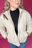 Z Supply: Bonfire Jacket - Heather Latte