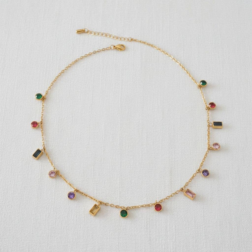 Cubic Zirconia Pendant Necklace