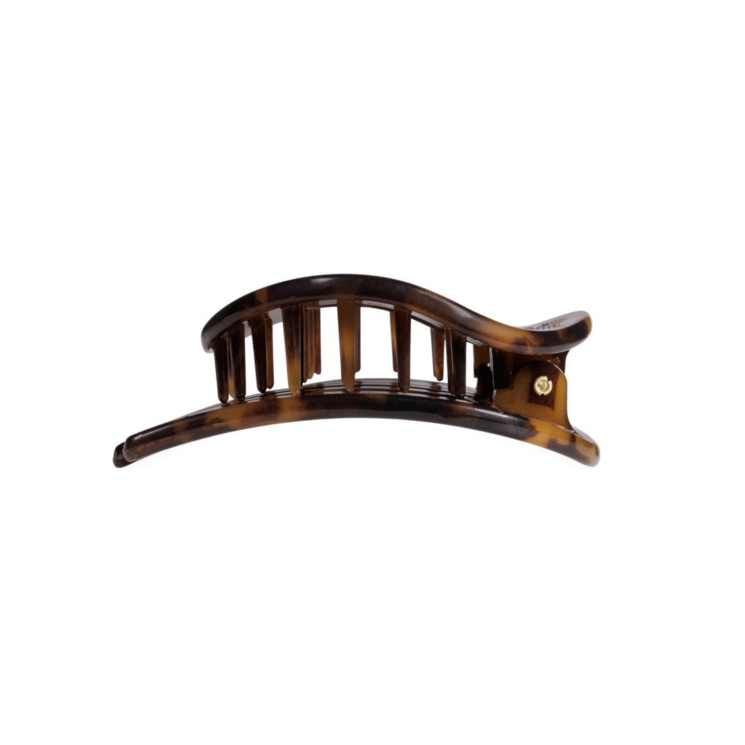 Tortoise | Medium | Flat Circle Hair Clip