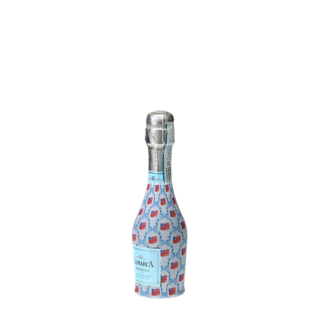Beau Bottles Flags and Ribbons- MINI Prosecco Collection - Set of 6 (Wraps Only)