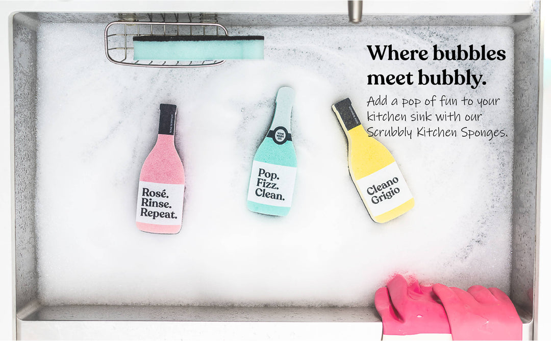 Scrubbly™ Kitchen Sponge: Pop Fizz - B Social Boutique