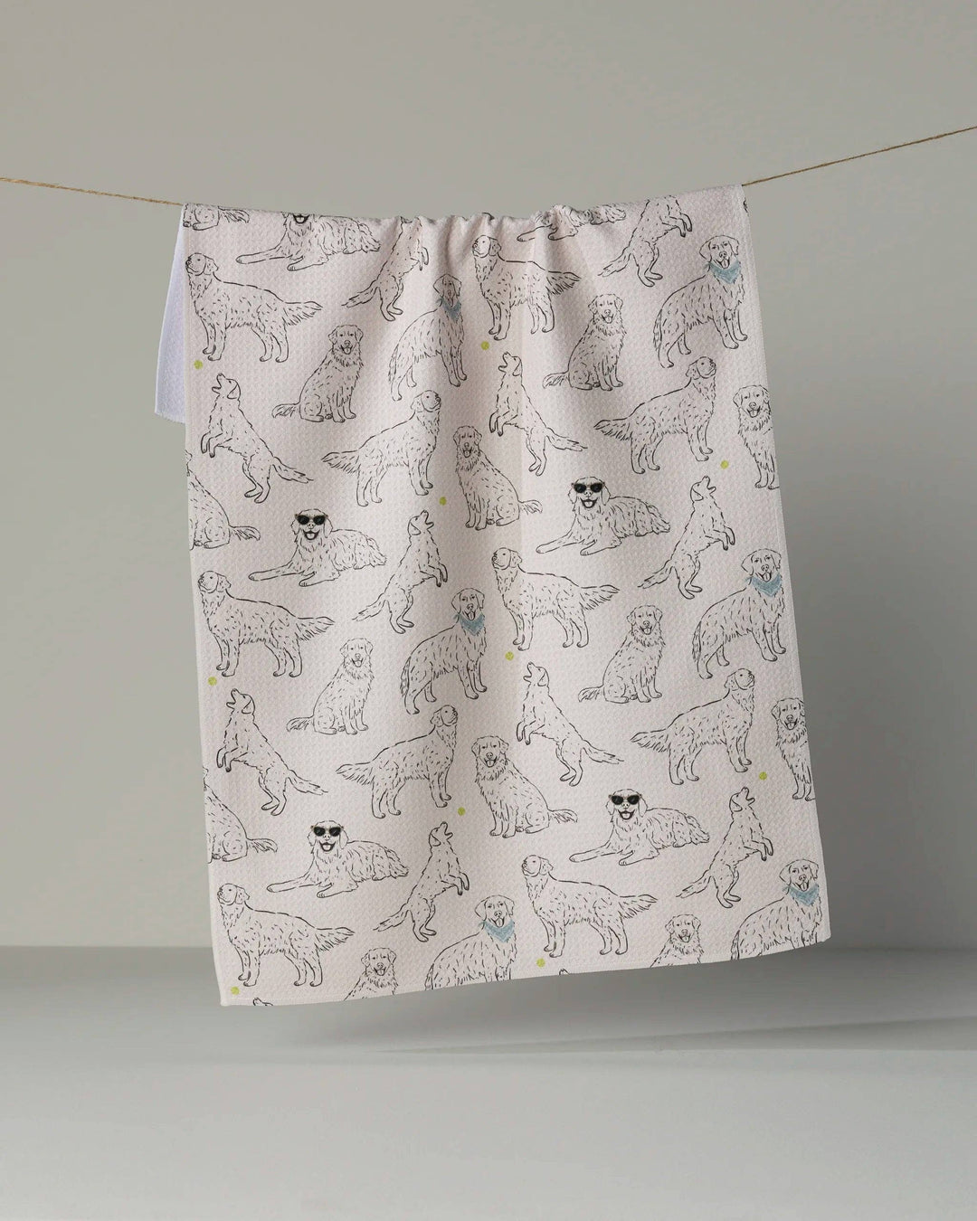 Golden Gang Tea Towel: Poppy