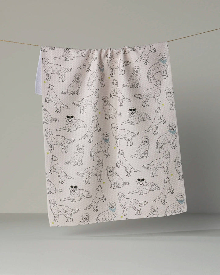 Golden Gang Tea Towel: Poppy