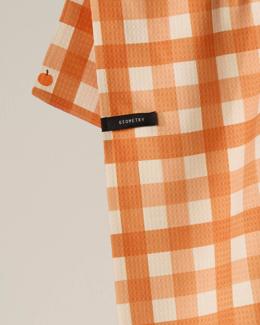 Pumpkin Check Luxe Kitchen Towel - Fall 2026