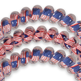 Teleties: Stars and Stripes - Large Spiral Hair Coils, Hair Ties