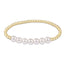 enewton: Classic Gold Beaded Bliss 3mm  Bead Bracelet - 6mm Pearl