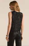 Z Supply: Sloane Sequin Tank-  Black