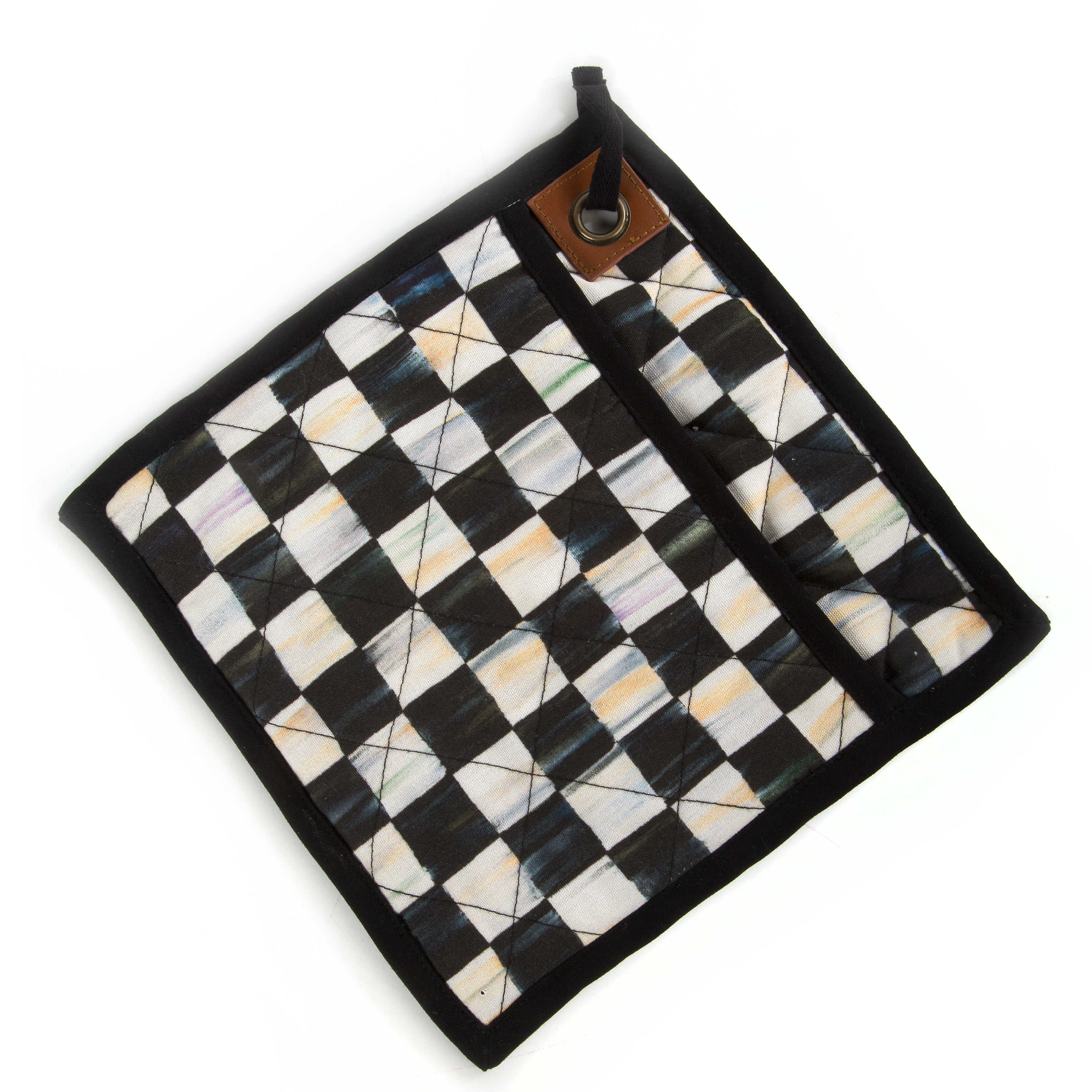 MacKenzie Childs Courtly Check Bistro Potholder - Thumbnail 2