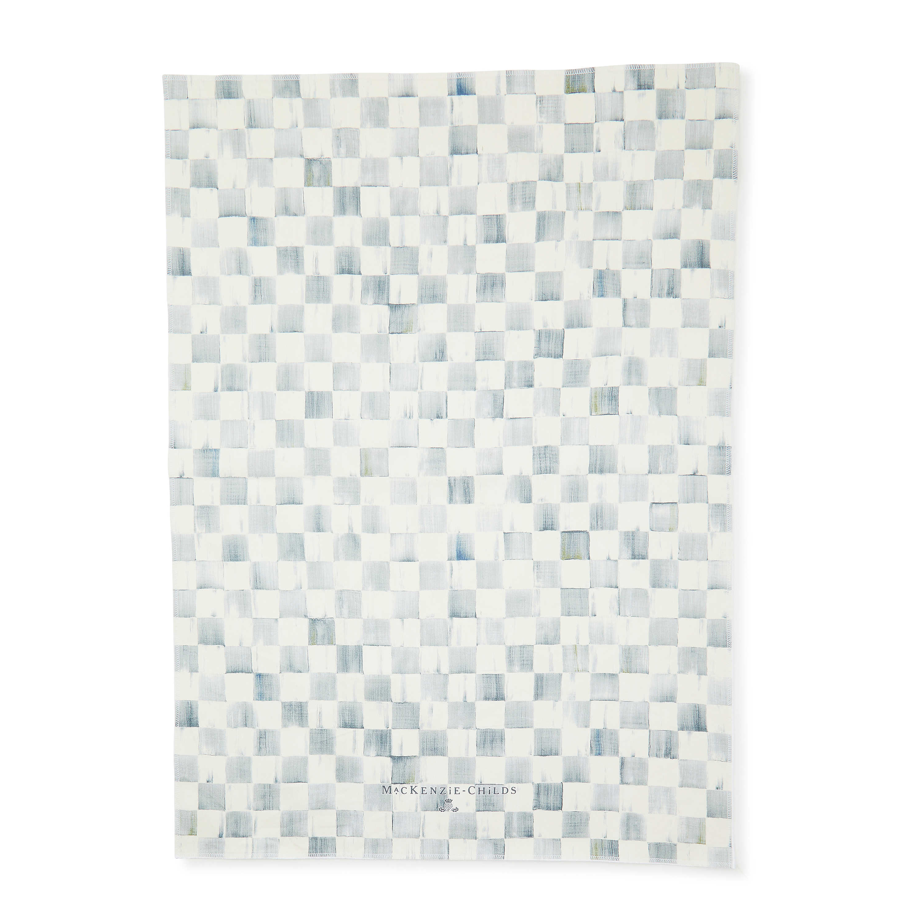 MacKenzie Childs: Sterling Check Dish Towel