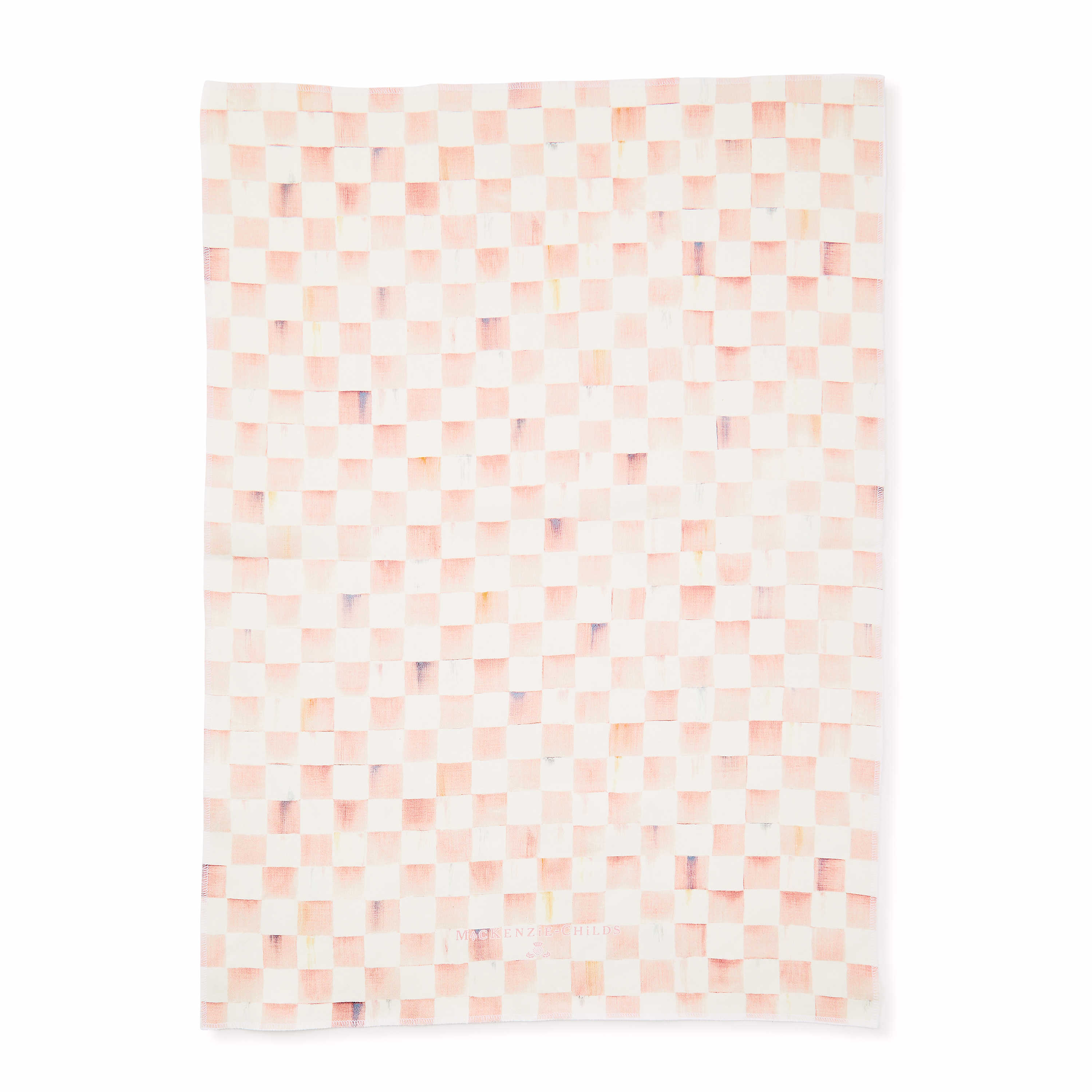 MacKenzie Childs: Rosy Check Dish Towel