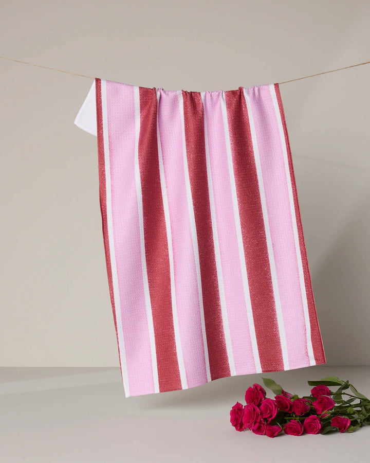 Super Sweet Stripe Tea Towel - B Social Boutique