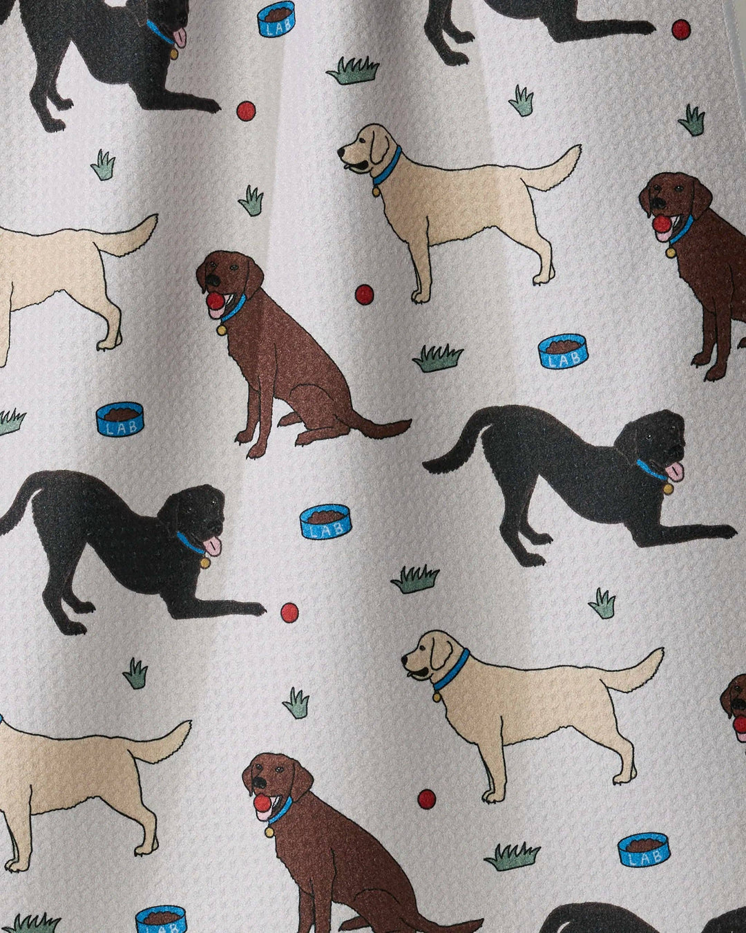 Lab Pals Tea Towel: Multi-lab