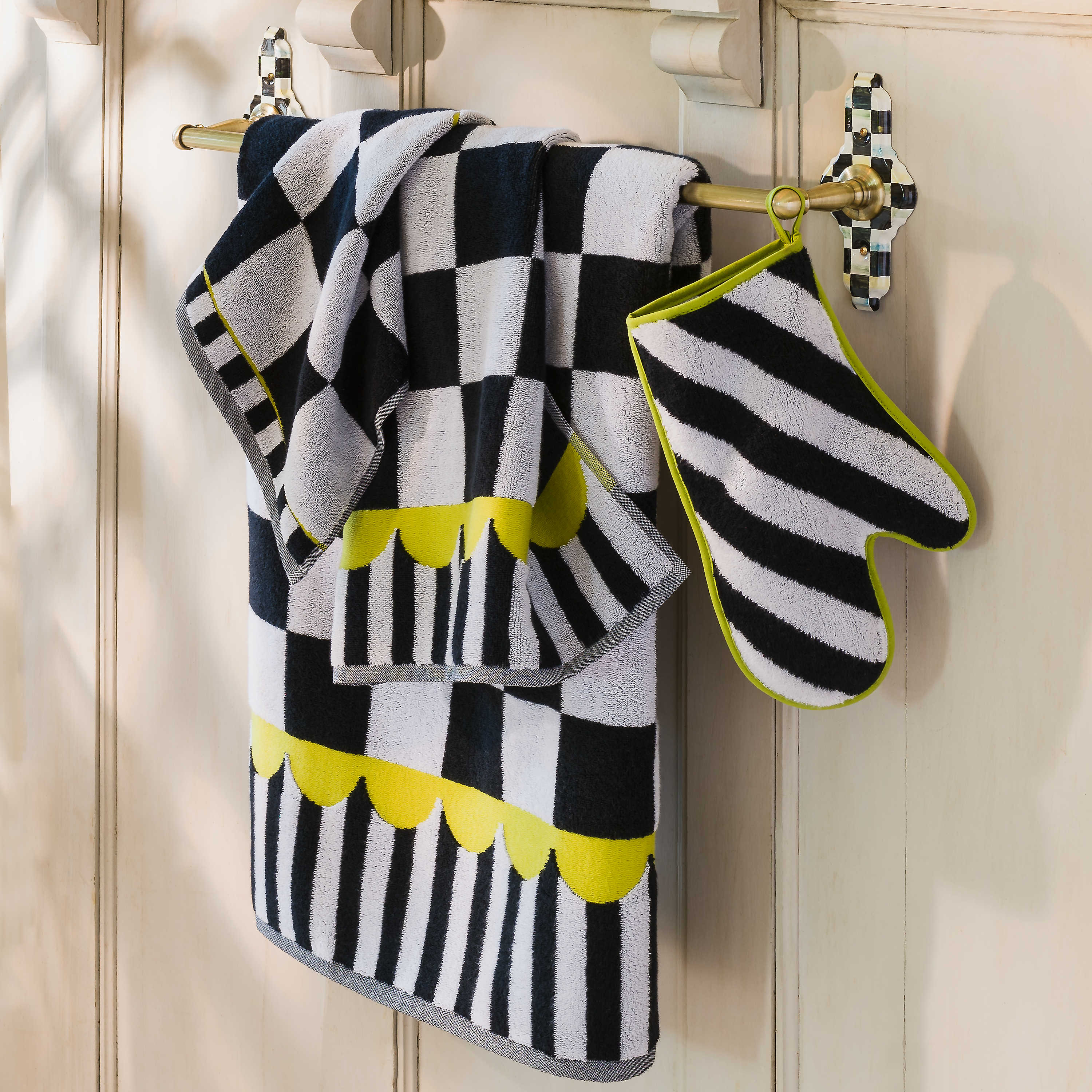 MacKenzie Childs: Courtly Check Dish Towel - Thumbnail 5