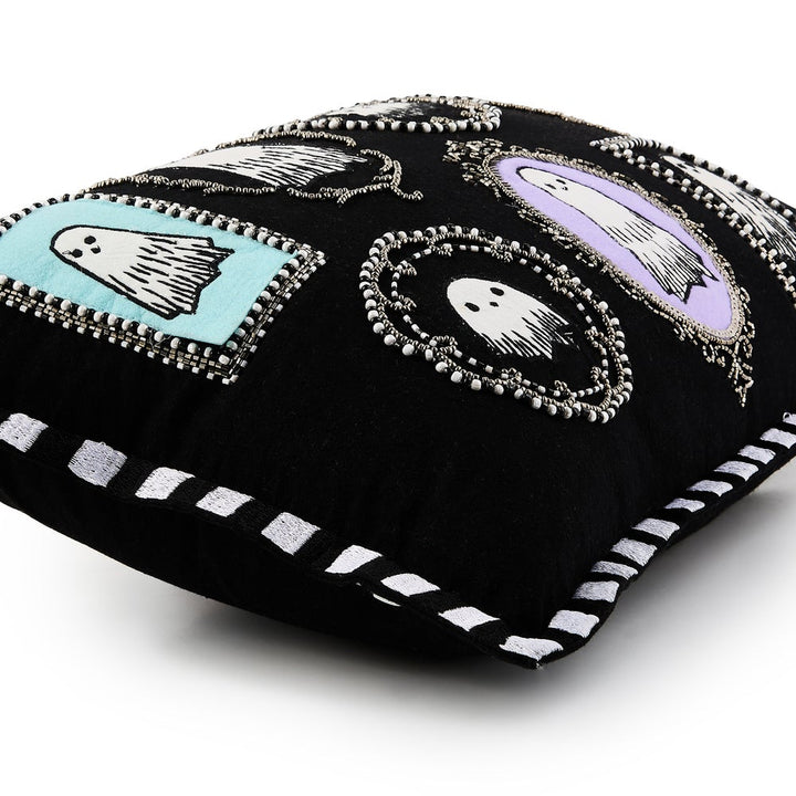 MacKenzie Childs: Ghost Family Portraits Lumbar Throw Pillow