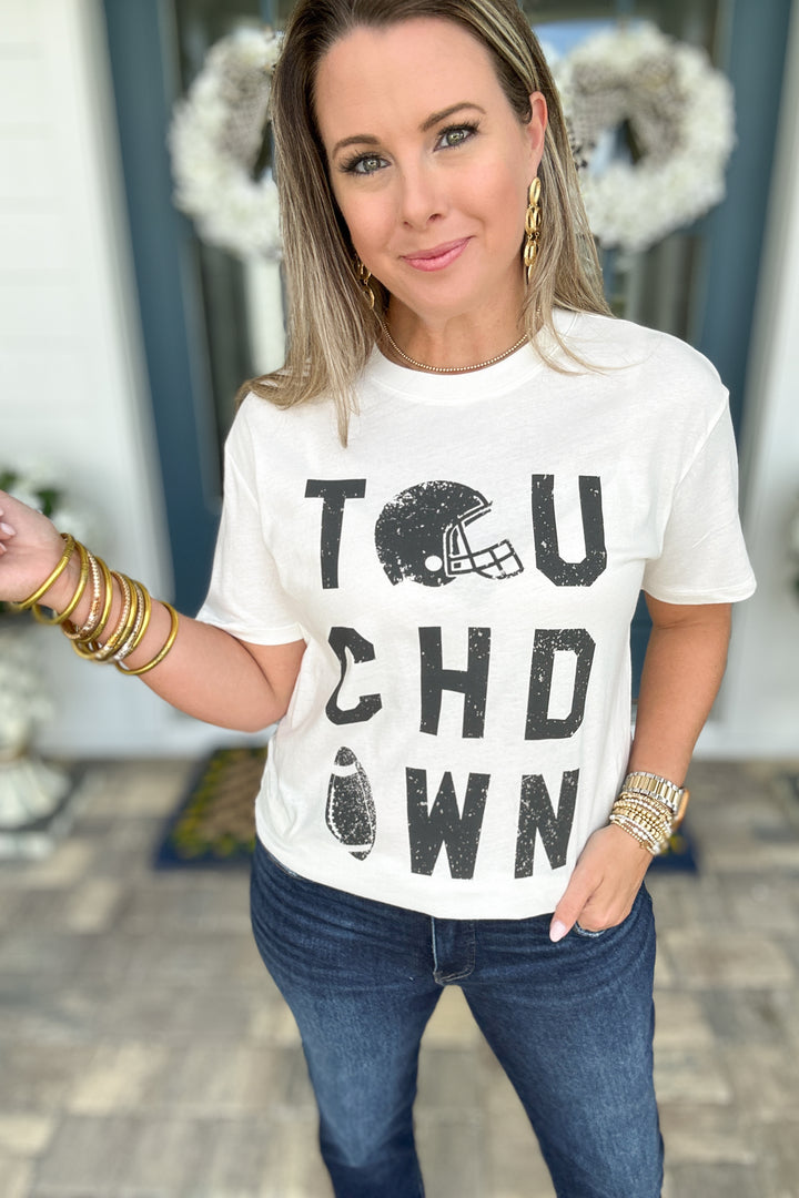 Z Supply: Boyfriend Touchdown Tee Vanilla Ice