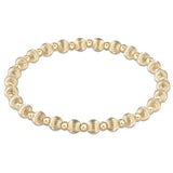 enewton: Dignity Grateful Pattern 5mm Bracelet- Gold