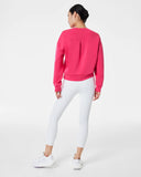SPANX: Airessentials Long Sleeve Crew - CERISE PINK