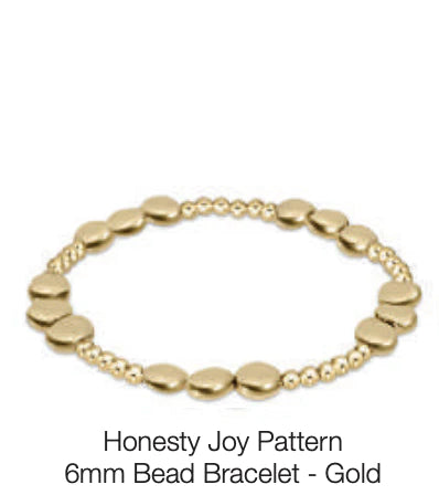 enewton: Honesty Joy Pattern 6mm Gold Bracelet