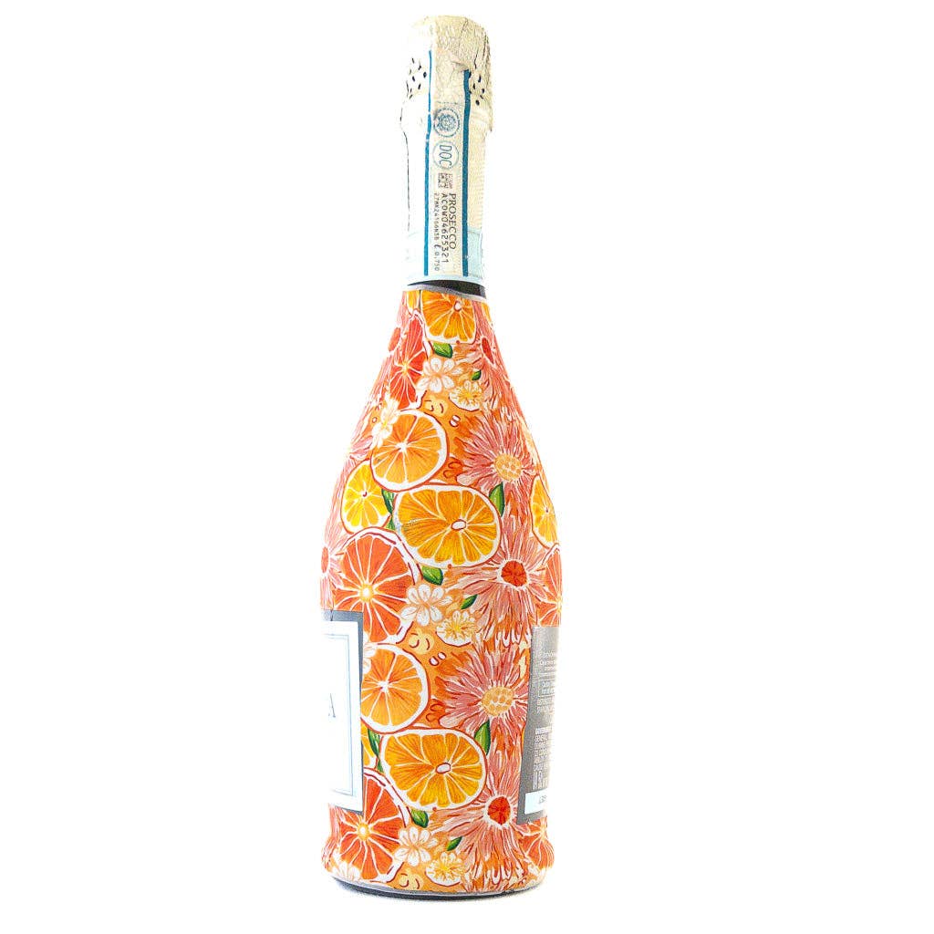 Preppy Watercolor Oranges- Prosecco Collection