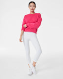SPANX: Airessentials Long Sleeve Crew - CERISE PINK