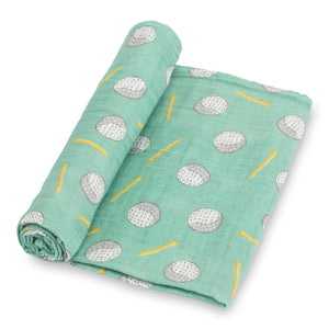 Hole In One Golf Baby Swaddle Blanket