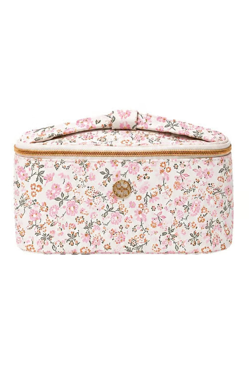 Kiss & Makeup Cosmetic Bag - Petal Charm Pink
