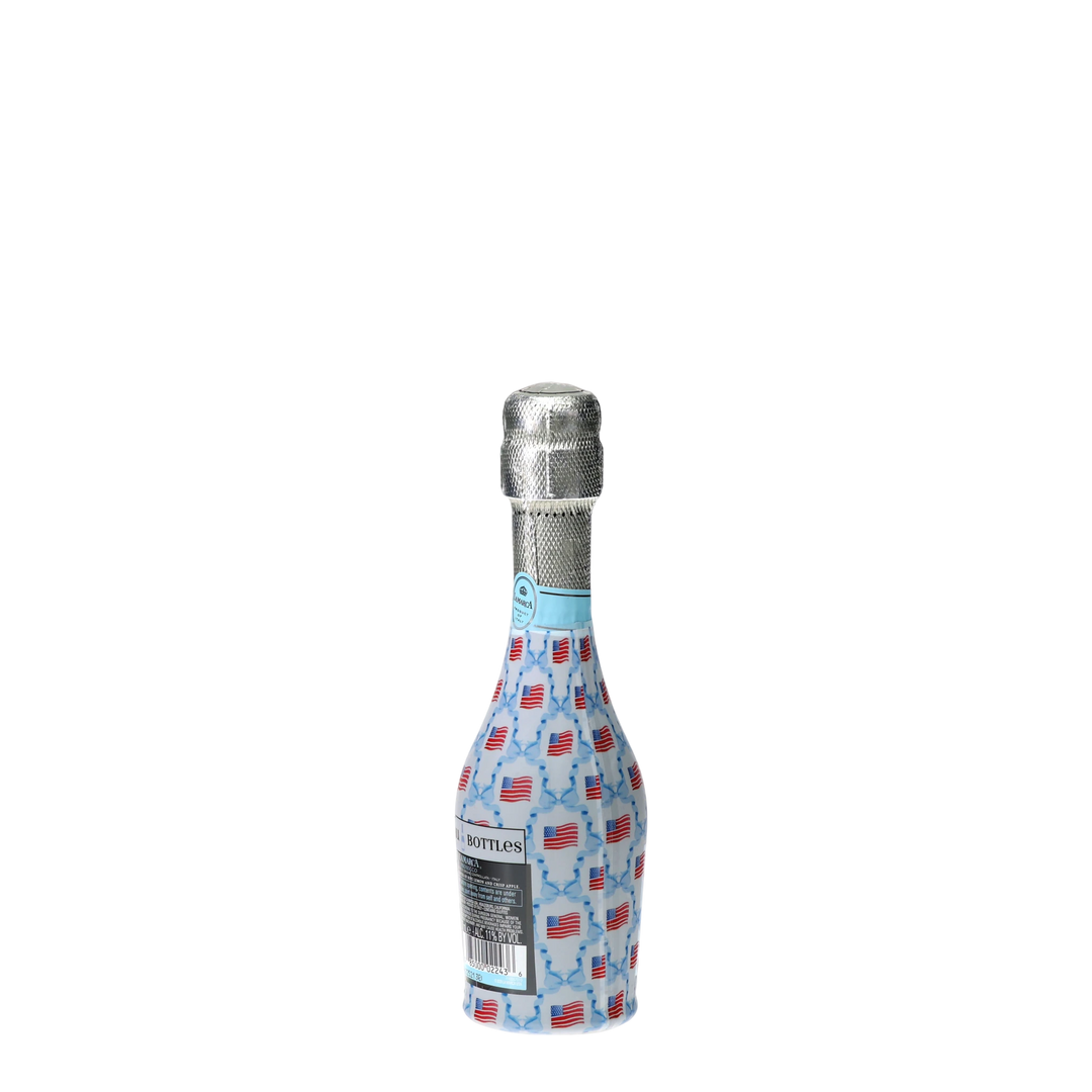 Beau Bottles Flags and Ribbons- MINI Prosecco Collection - Set of 6 (Wraps Only)