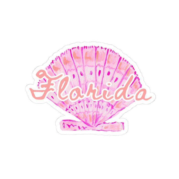 Orange Florida Shell Sticker