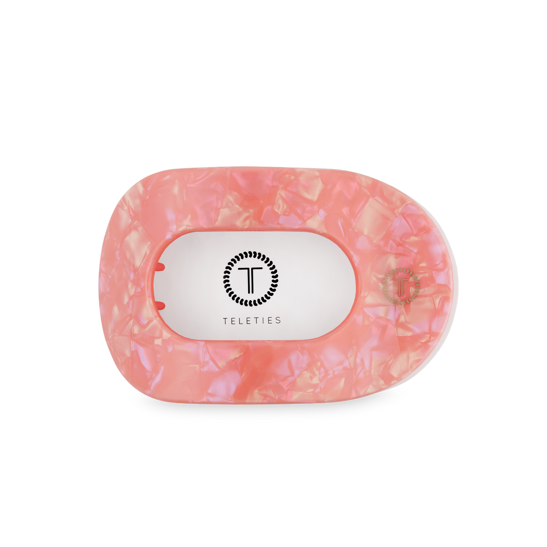 TELETIES: Medium Flat Round Clip - B Social Boutique