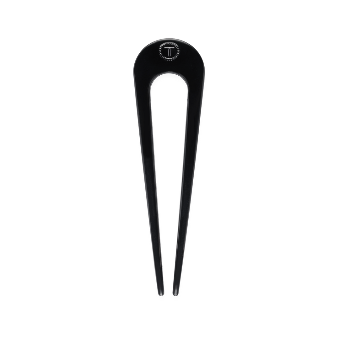 French Hair Pin Jet Black