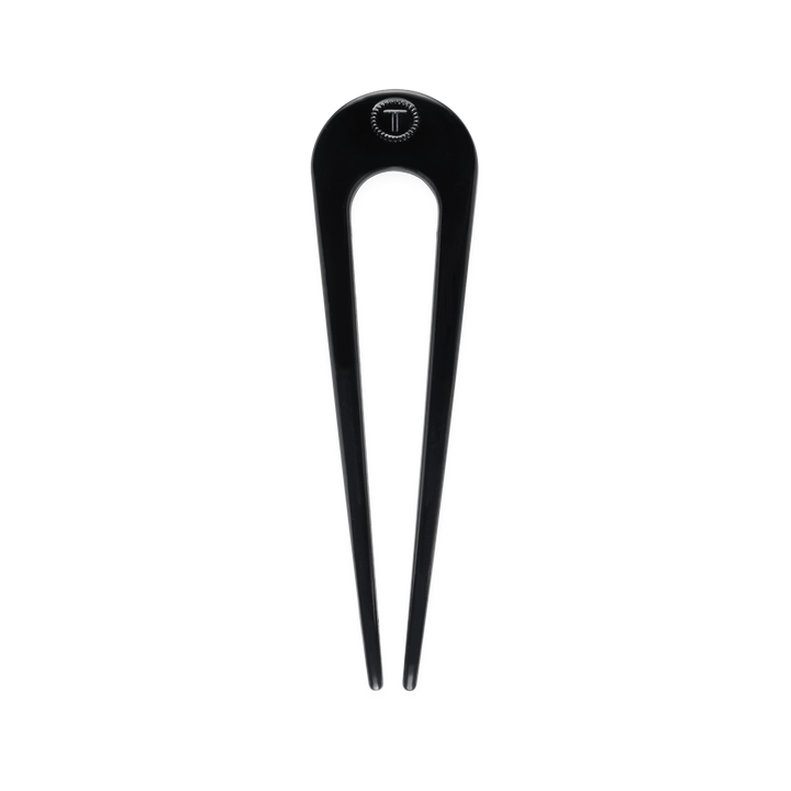 French Hair Pin Jet Black