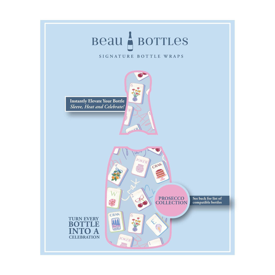 Pastel Blue Mahjong -Prosecco Collection - B Social Boutique