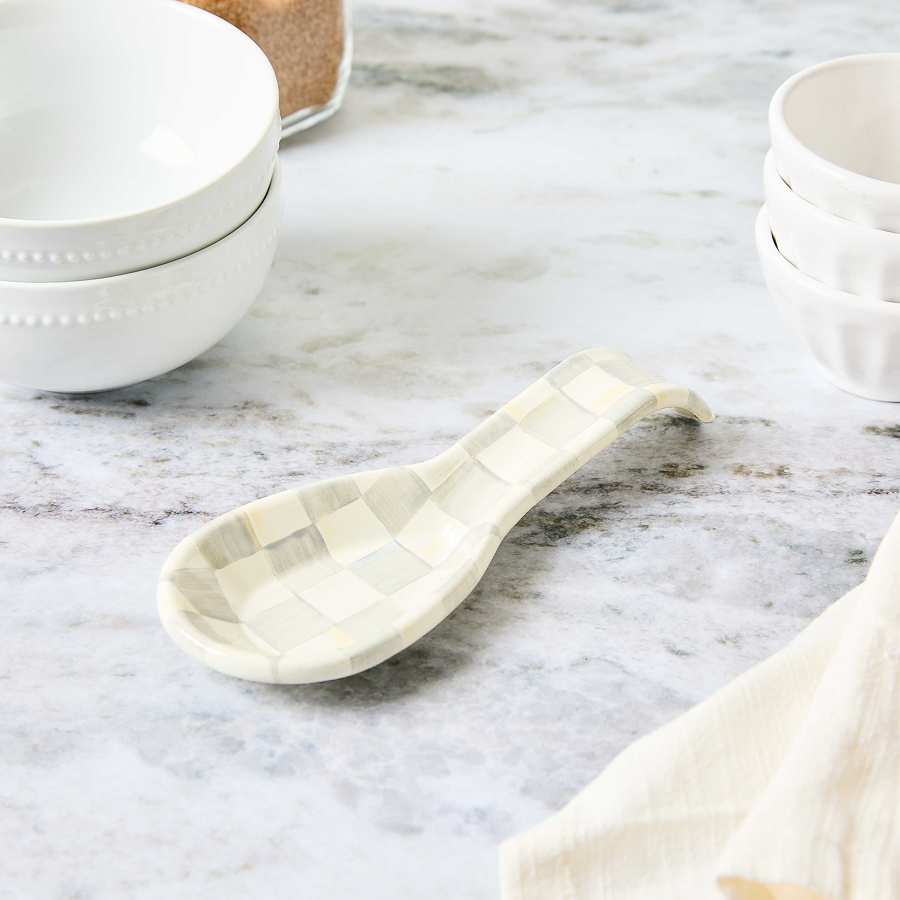 Sterling Check Spoon Rest - Thumbnail 3