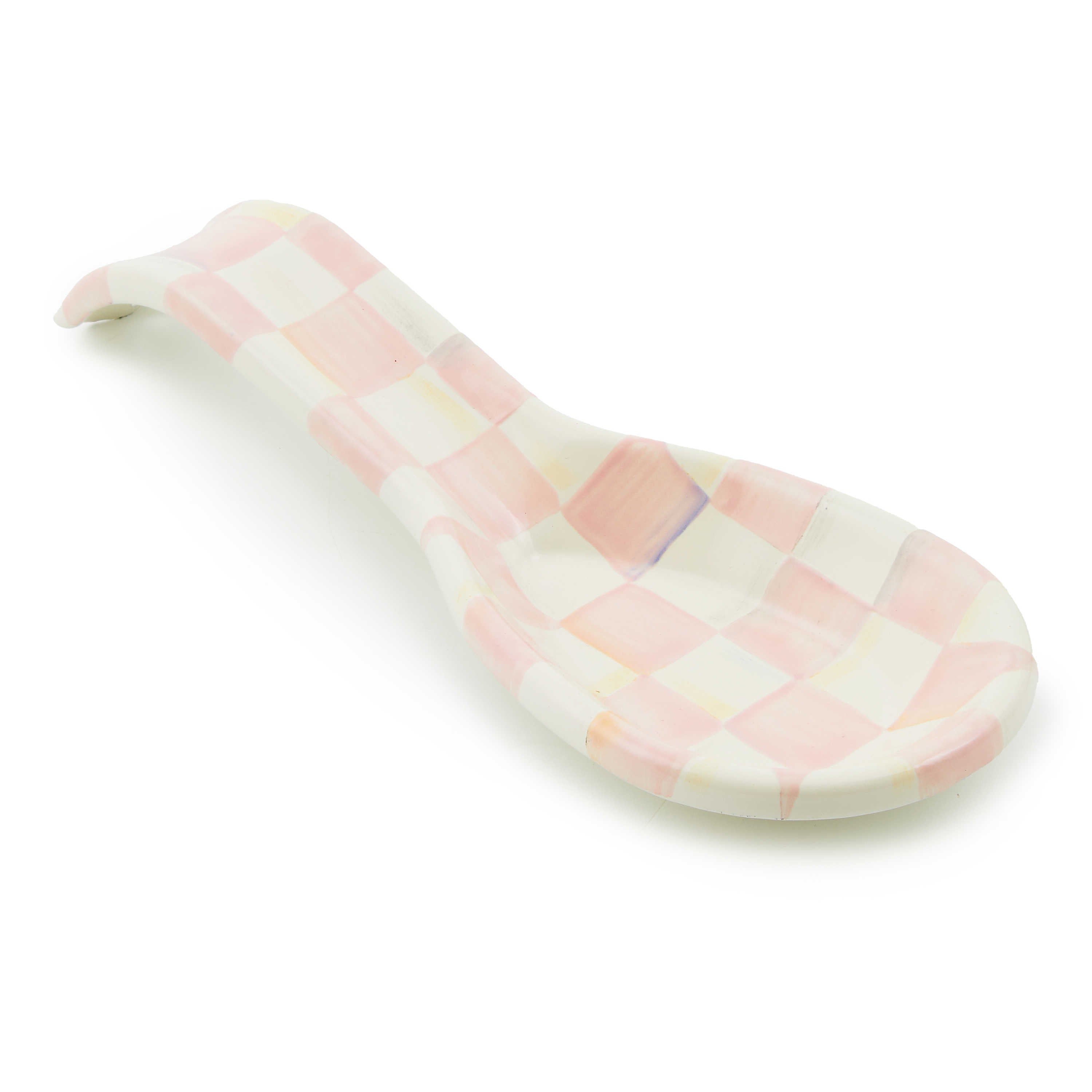 MacKenzie Childs: Rosy Check Spoon Rest