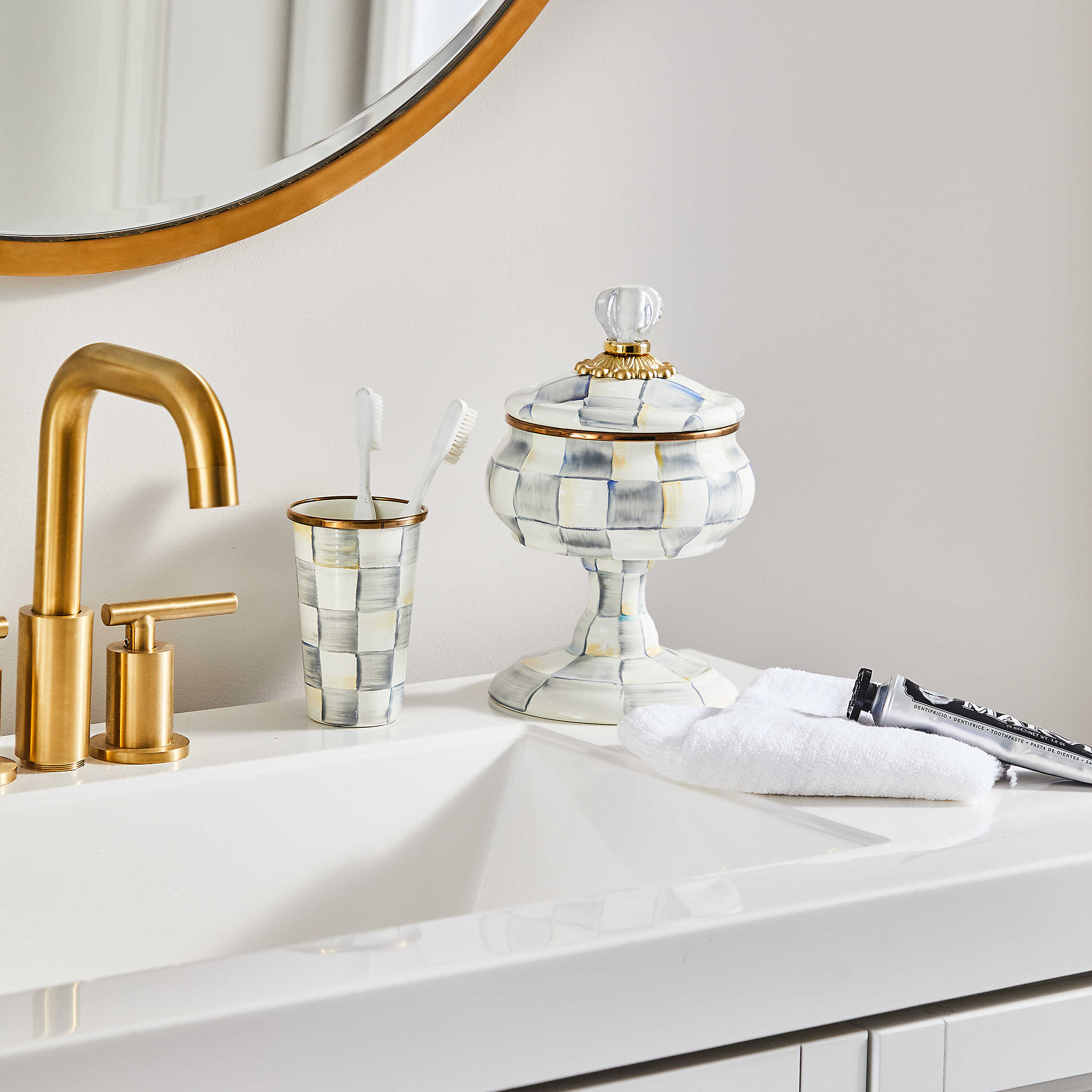 Sterling Check 10 Ounce Tumbler - Thumbnail 3