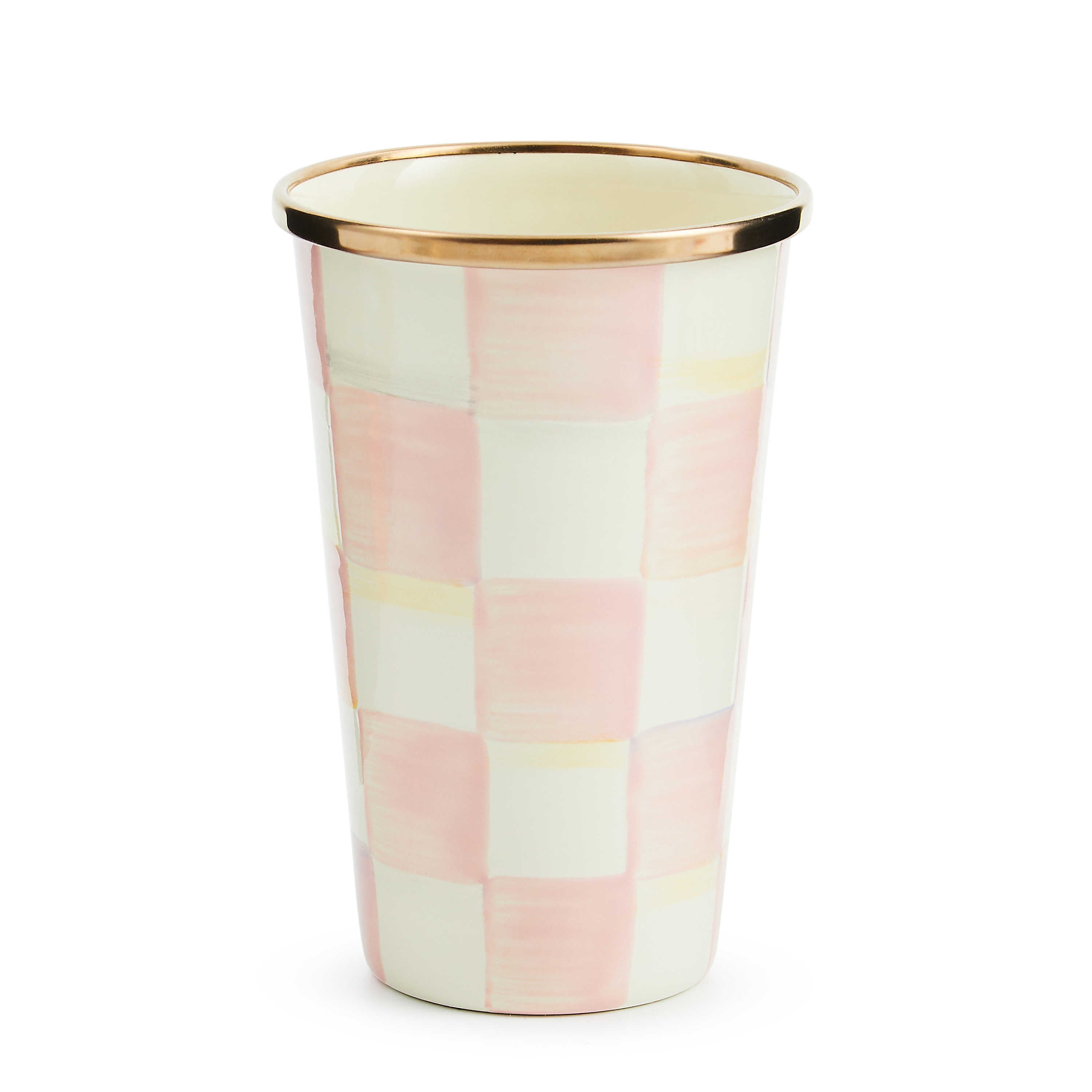 MacKenzie Childs: Rosy Check 10 Ounce Tumbler