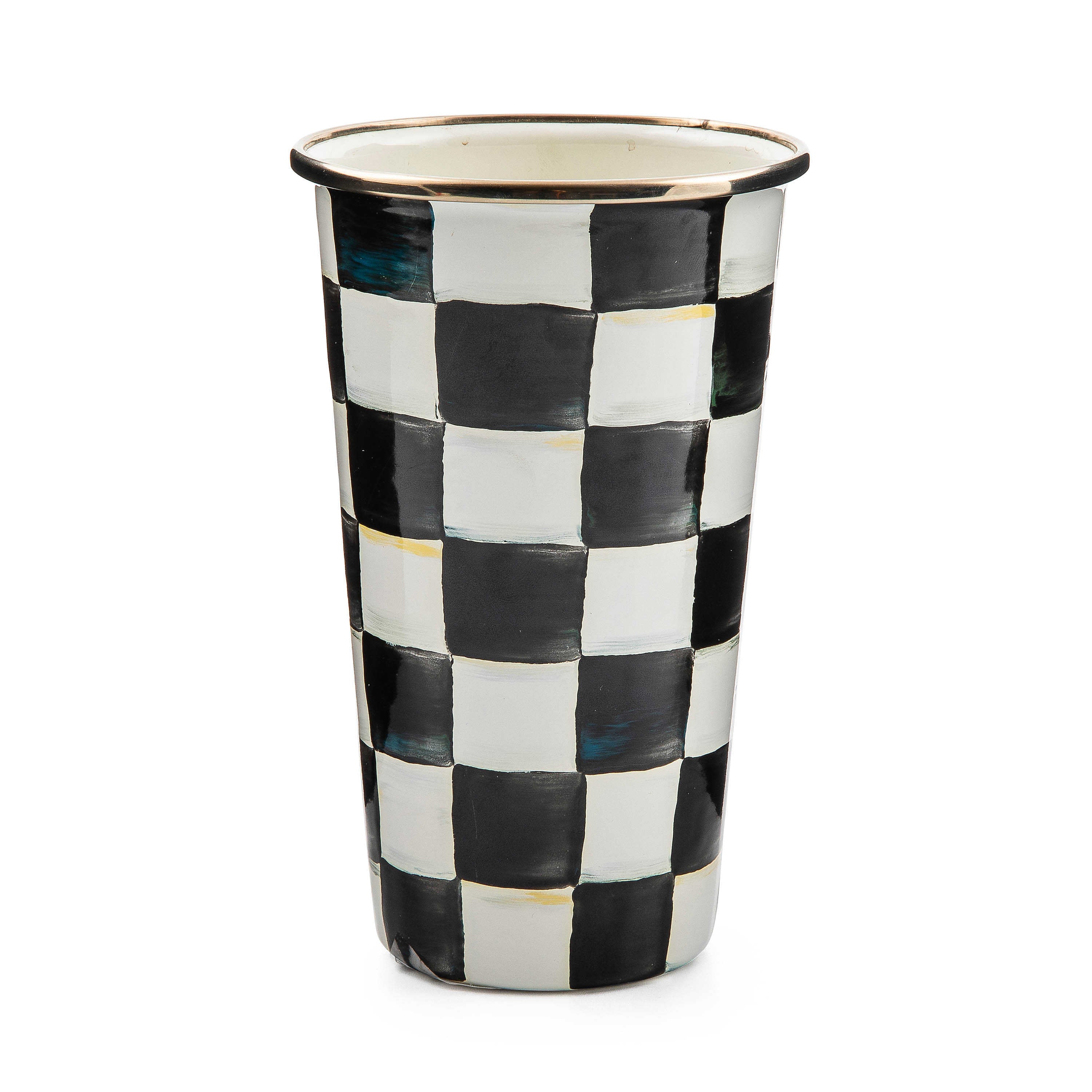 MacKenzie Childs: Courtly Check 20 Ounce Tumbler