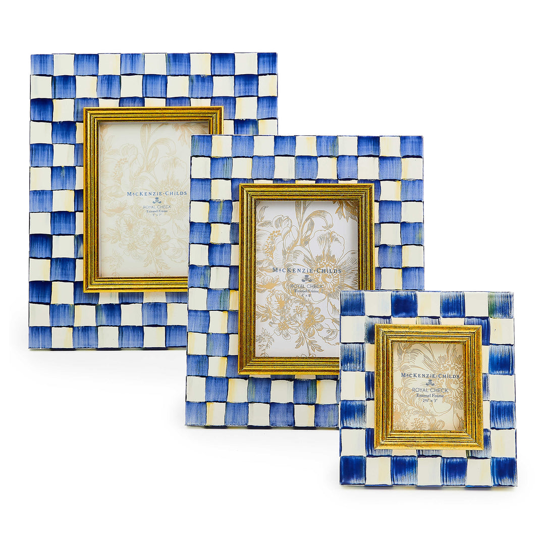 MacKenzie Childs: Royal Check 5" x 7" Frame - B Social Boutique