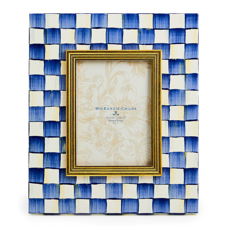 MacKenzie Childs: Royal Check 5" x 7" Frame - B Social Boutique